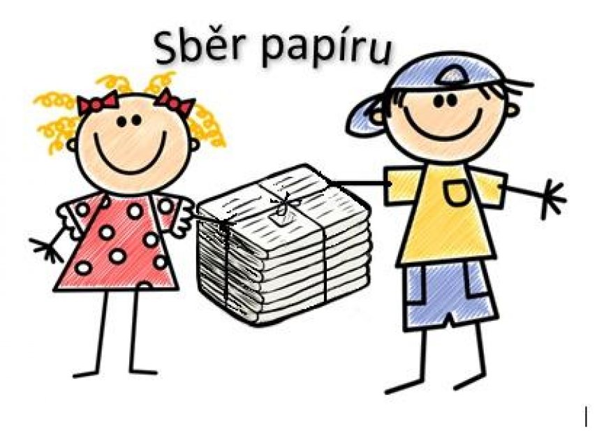 Sběr papíru, 6:00 - 7:00, 14:00 - 16:00